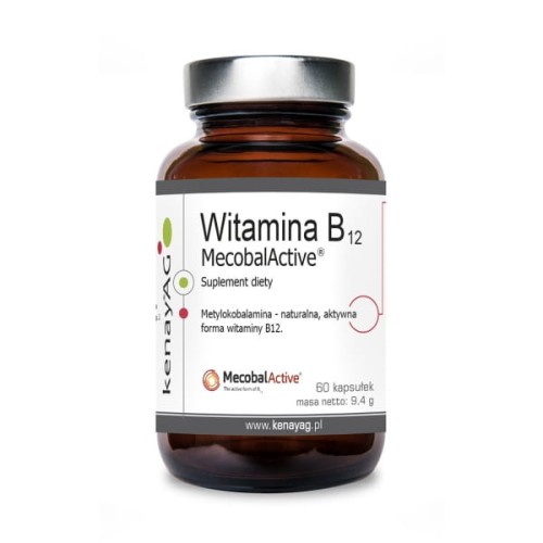 Kenay Witamina B12 250 mcg (metylokobalamina) MecobalActive® (60 kap)