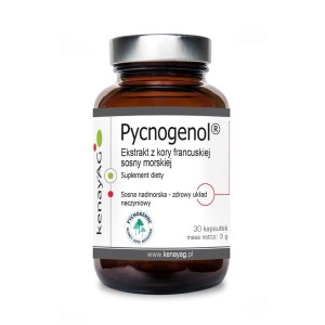 Kenay Pycnogenol® Ekstrakt z kory francuskiej sosny morskiej (30 kap)