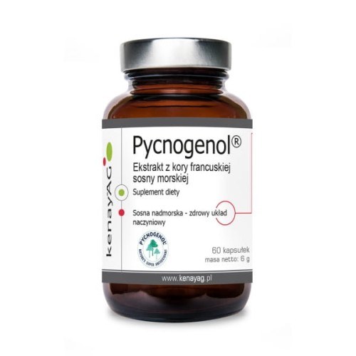 Kenay Pycnogenol® Ekstrakt z kory francuskiej sosny morskiej (60 kap)