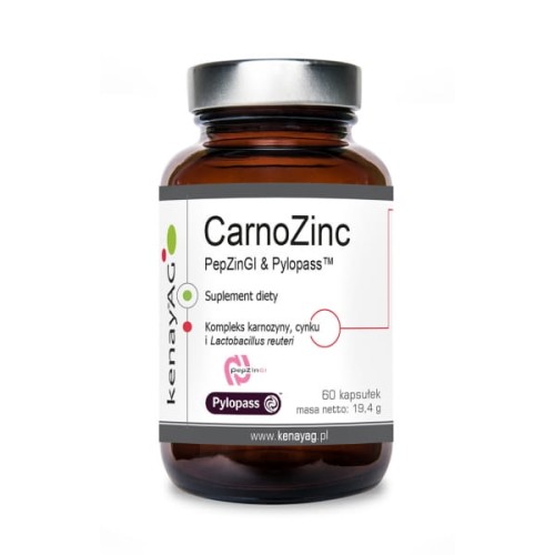 Kenay CarnoZinc PepZinGI & Pylopass™ (60 kap)