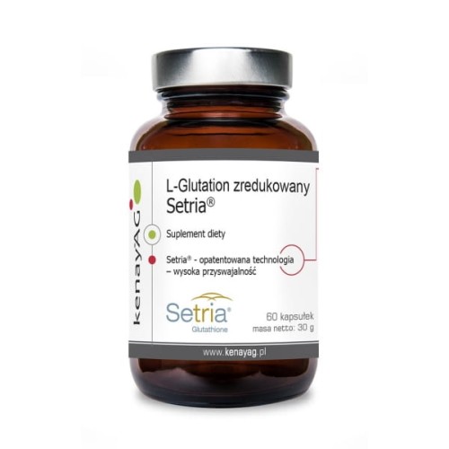 Kenay L-Glutation zredukowany  500mg Setria® (60 kap)
