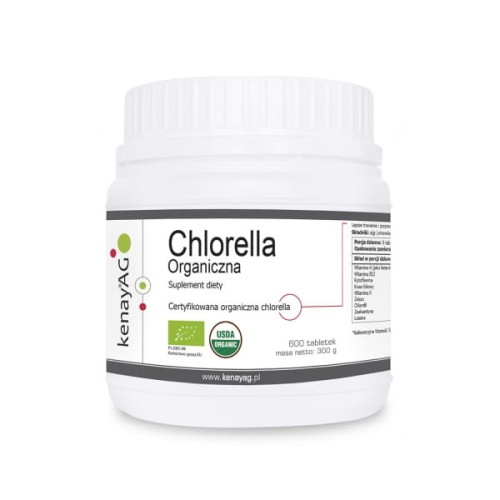 Kenay Organiczna Chlorella (600 tab)