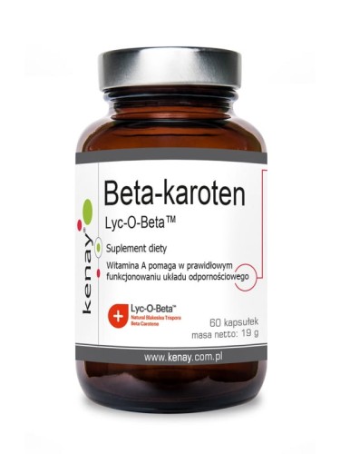 Kenay Beta   karoten Prowitamina A Lyc-O-Beta™ (60 kap)