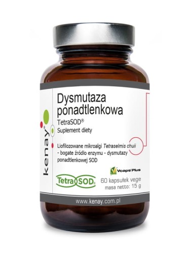 Kenay Dysmutaza ponadtlenkowa TetraSOD® (60 kap)