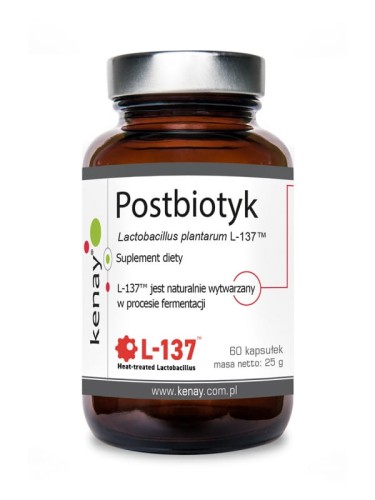 Kenay Postbiotyk Lactobacillus plantarum L-137™ (60 kap)