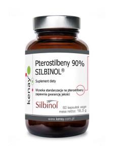 Kenay Pterostilbeny 90% SILBINOL® (60 kap)