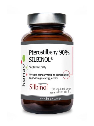 Kenay Pterostilbeny 90% SILBINOL® (60 kap)