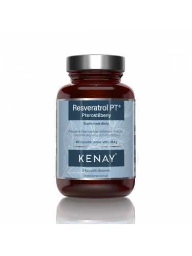 Kenay Resveratrol PT®PTEROSTILBENY  (60 kap)