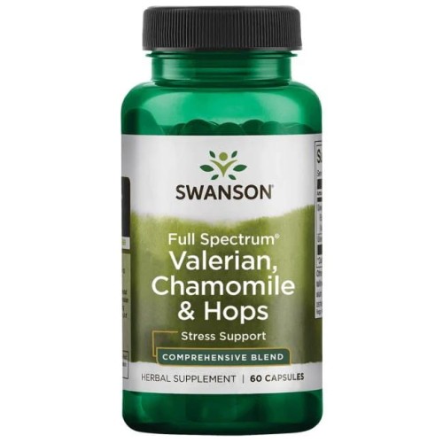 Swanson Valerian (Waleriana Rumianek i Chmiel) - (60 kap)