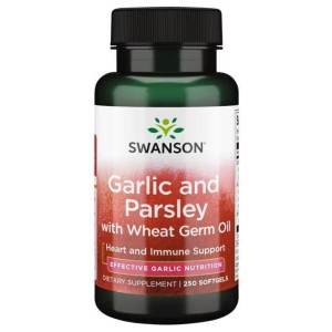 Swanson Garlic and Parsley (250kap) Czosnek i pietruszka z olejem z kiełków pszenicy