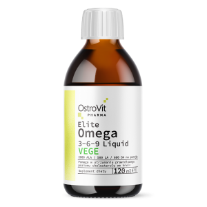 OstroVit Pharma Elite Omega 3-6-9 liquid VEGE (120 ml)