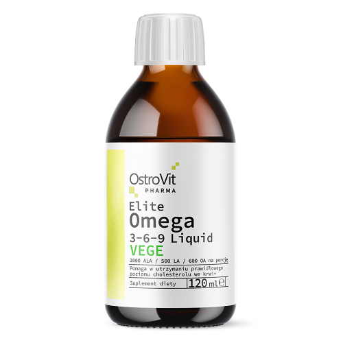 OstroVit Pharma Elite Omega 3-6-9 liquid VEGE (120 ml)
