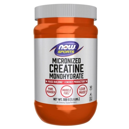 Now Foods Mikronizowany Monohydrat Kreatyny  Puder (500 g)