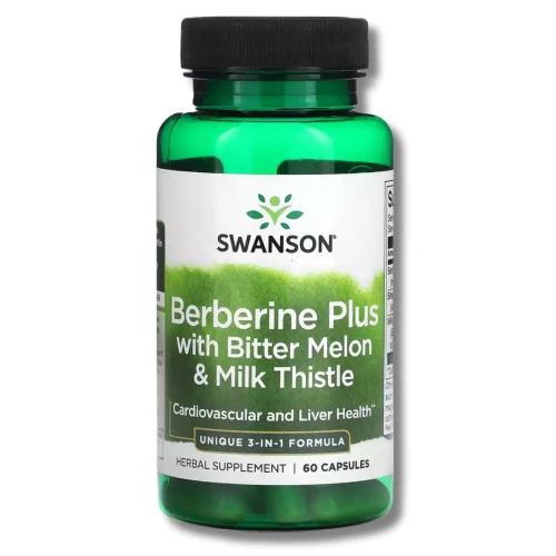 Swanson Berberine Plus &Bitter melon&Milk thistle (60kap) 