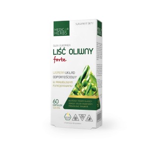 Medica Herbs Liść Oliwny Forte 520mg (60kap)