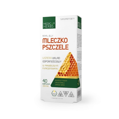 Medica Herbs Mleczko Pszczele 300mg (40kap)