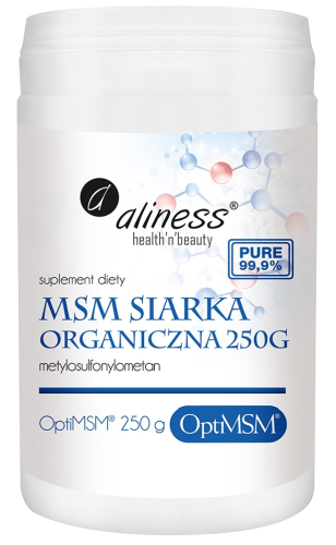 Aliness  MSM Siarka Organiczna (250 g)