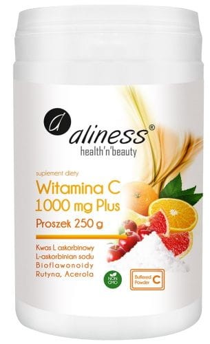Aliness Witamina C 1000 Buforowana Plus Proszek (250g)