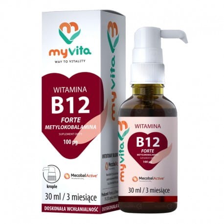 MyVita Witamina B12 Metylokobalamina krople (30ml)