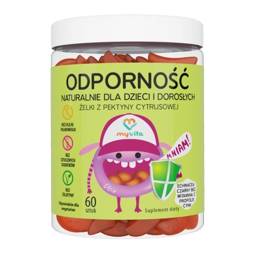 MyVita Odporność Naturalne żelki z pektyny cytrusowej (60 szt)