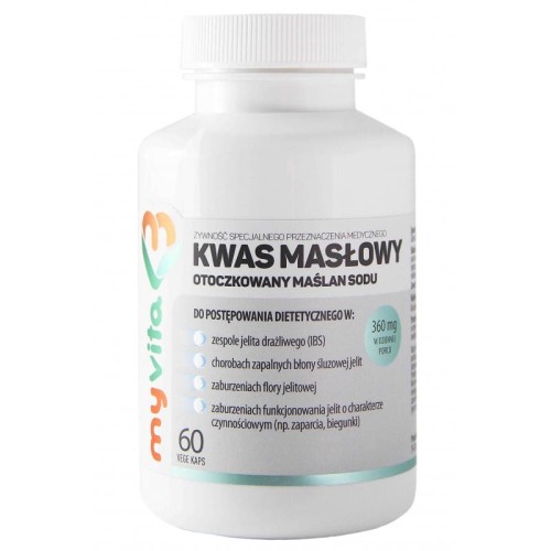 MyVita Kwas masłowy maślan sodu (60 kap)