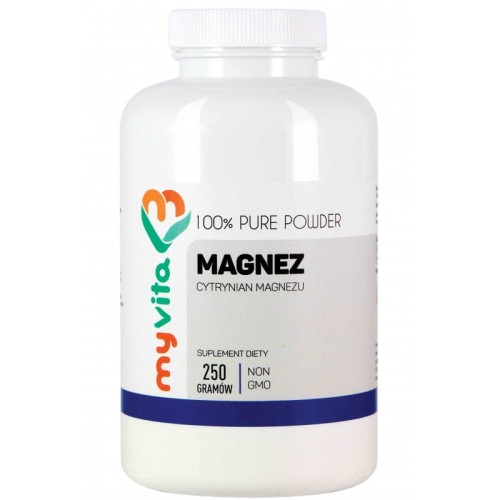 MyVita Magnez proszek (Cytrynian magnezu) 250g