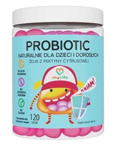 MyVita Probiotic naturalne żelki dla dzieci i dorosłych (120 szt)
