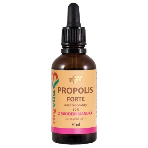 MyVita Propolis z miodem manuka bez alkoholu (50ml)