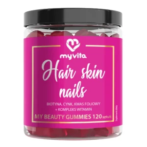Myvita Włosy skóra paznokcie (120 żelek)