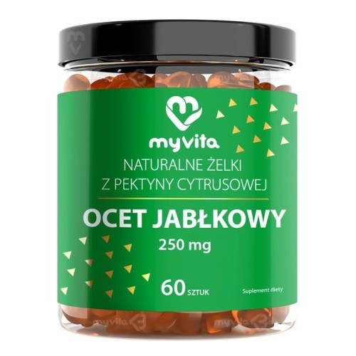 MyVita Ocet Jabłkowy 250 mg (60 żelek)