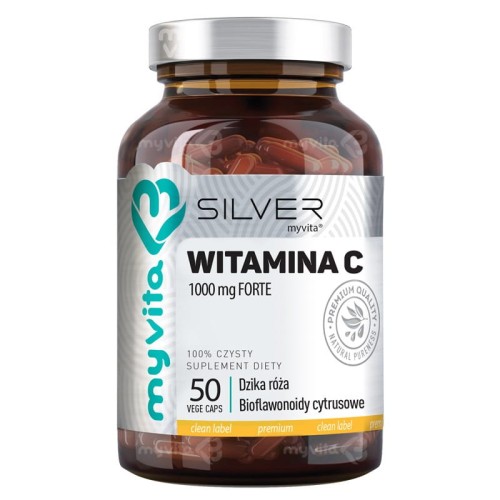 MyVita Silver Witamina C 1000mg FORTE (50 kap)