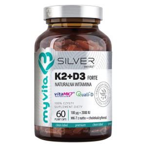 MyVita Silver Witamina K2+D3 2000IU (60 kap)