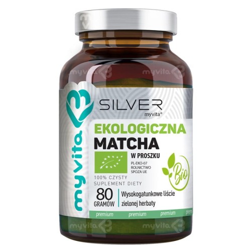 MyVita Silver Matcha BIO zielona herbata (proszek 80g)