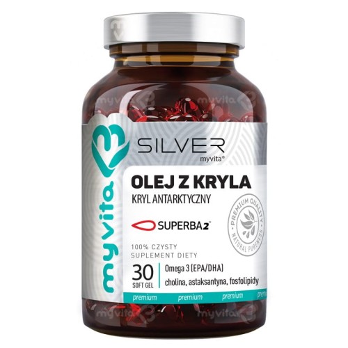 MyVita Silver Olej z kryla(30 kap)