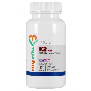 MyVita Witamina K2 MK-7 200mcg MAX (120 tab)