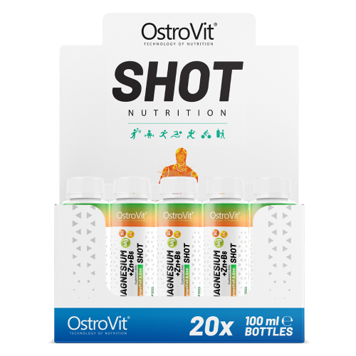 OstroVit Magnez + Zn + B6 Shot (20 x 100 ml)