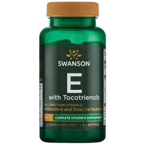 Swanson Witamina E Naturalna + Tokotrienole - (60 kap)