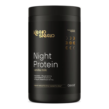 OstroVit Keep Sleep Night Protein waniliowego mleka (400g)