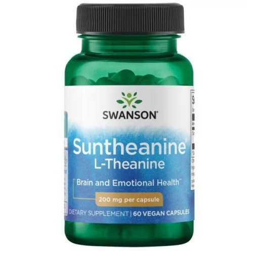 Swanson Sunteanina L-teanina 200mg (60kap)