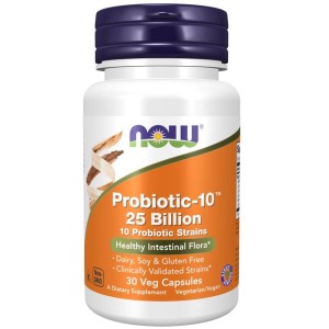 Now Foods Probiotic-10 (25 miliardów)30 kap