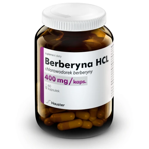 Hauster Berberyna  HCL 400mg (60kap)