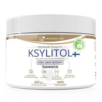Progress Labs Ksylitol 100% Fiński Cukier Brzozowy (250g)