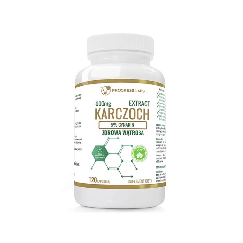 Progress Labs Karczoch Extract 600mg (120kap)