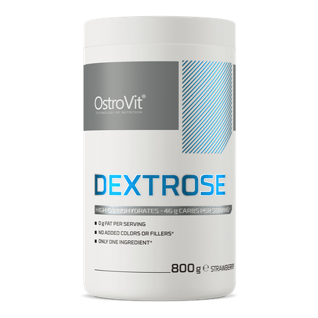 OstroVit Dekstroza 800 g truskawkowy