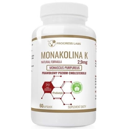Progress Labs Monakolina K Czerwone Drożdże Ryżu (60kap)