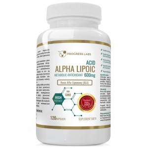 Progress Labs Kwas Alfa Liponowy ALA 600mg (120 kap)