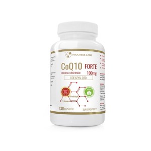 Progress Labs Koenzym Q10 Forte 100mg CoQ10 UBICHINON (120 kap)