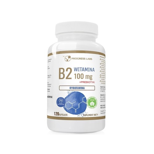 Progress Labs  Witamina B2 Ryboflawina 100mg (120kap)