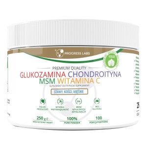 Progress Labs Glukozamina Wege  Chondroityna  Msm Witamina C  (250 g)