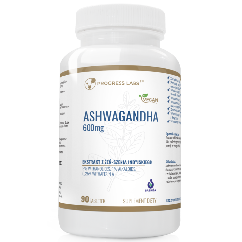 Progress Labs  Ashwaganda 600mg  (90 tab)